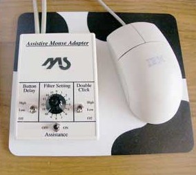 IBM introduces an assistive mouse.